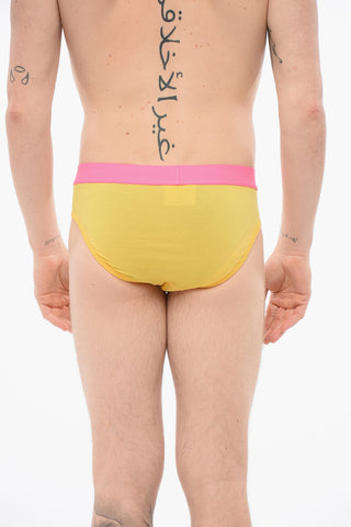 Cotton Slip With Logoed Waistband
