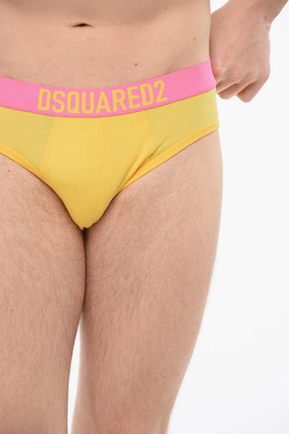 Cotton Slip With Logoed Waistband