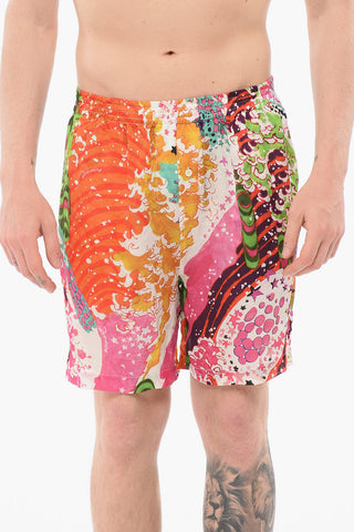 Silk Boxer With Allover Print