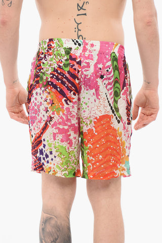 Silk Boxer With Allover Print