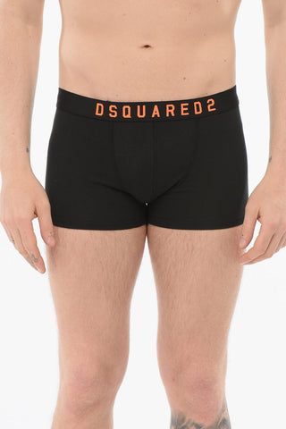 Cotton Boxer With Logoed Waistband