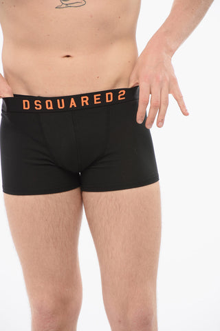 Cotton Boxer With Logoed Waistband