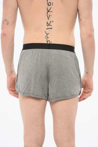 Stretchy Boxer With Logoed Band