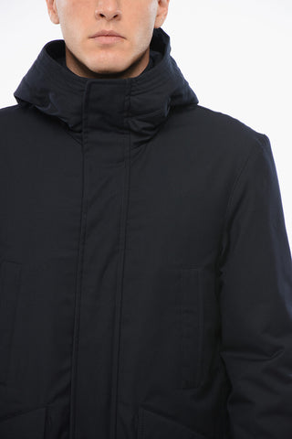 CC COLLECTION Hooded Padded Utility Jacket