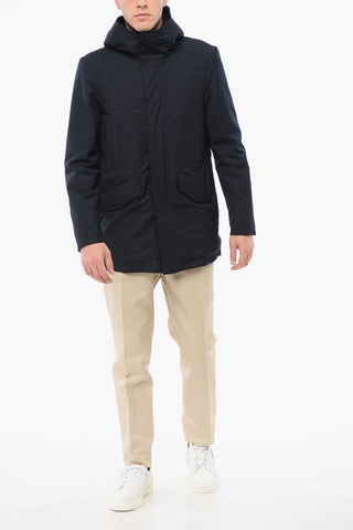 CC COLLECTION Hooded Padded Utility Jacket