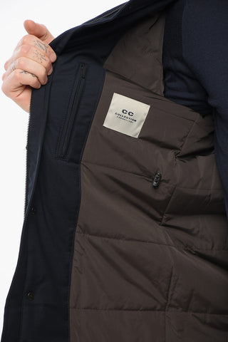 CC COLLECTION Hooded Padded Utility Jacket