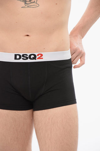 Boxer In Cotone DSQ2 Con Banda Logata