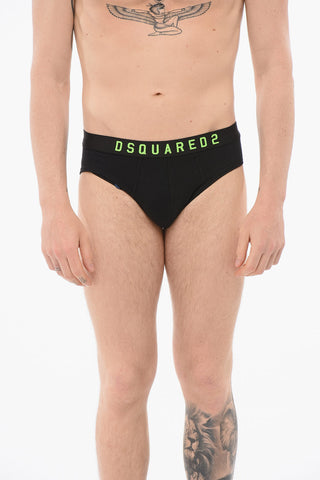 Cotton Slip With Logoed Waistband