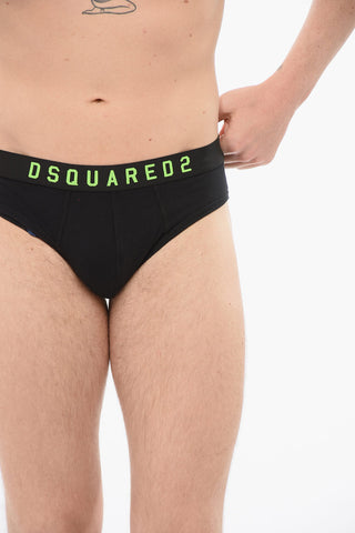 Cotton Slip With Logoed Waistband