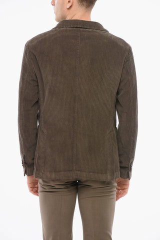 CC COLLECTION Corded Velvet Single-Breasted Blazer ECUADOR