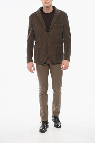 CC COLLECTION Corded Velvet Single-Breasted Blazer ECUADOR