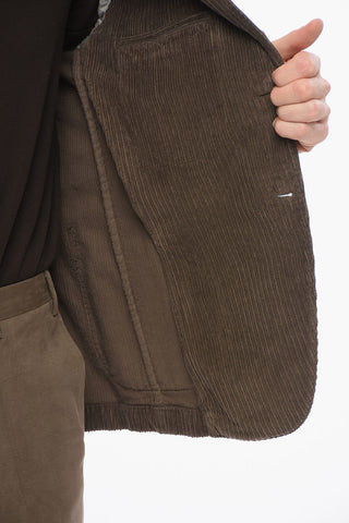 CC COLLECTION Corded Velvet Single-Breasted Blazer ECUADOR
