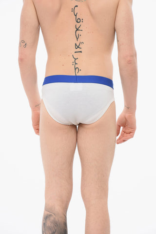 Cotton Slip With Logoed Waistband