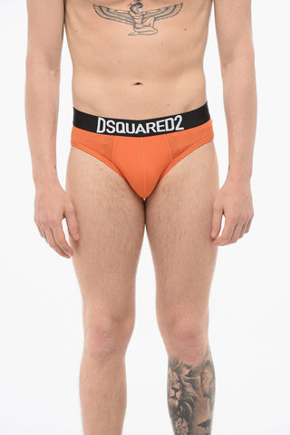 Cotton Slip With Logoed Waistband