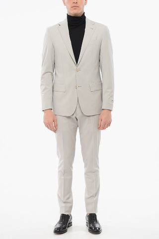 CC COLLECTION Stretch Wool REFINED Suit with Flap Pockets 