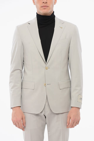 CC COLLECTION Stretch Wool REFINED Suit with Flap Pockets 