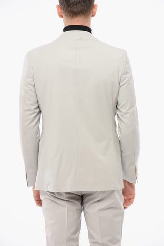 CC COLLECTION Stretch Wool REFINED Suit with Flap Pockets 