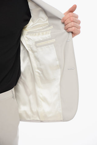 CC COLLECTION Stretch Wool REFINED Suit with Flap Pockets 