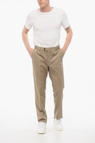 BI ELASTIC Pantaloni 4 Tasche in Misto Cotone