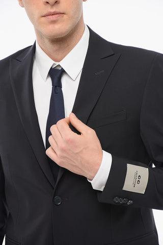 CC COLLECTION Stretch Wool REFINED Suit with Peak Lapel