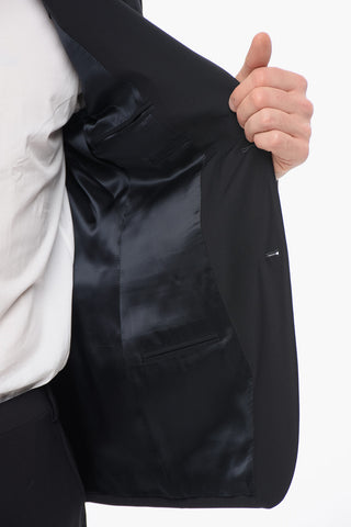CC COLLECTION Stretch Wool REFINED Suit with Peak Lapel