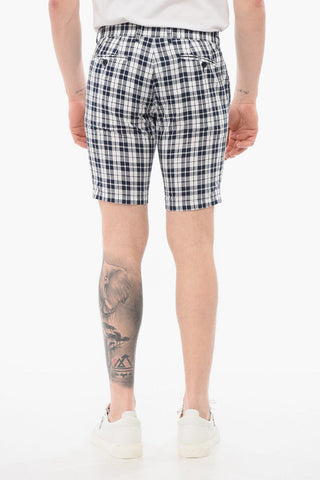 ID Shorts in Cotone con Fantasia a Quadri