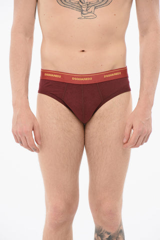 Cotton Slip With Logoed Waistband