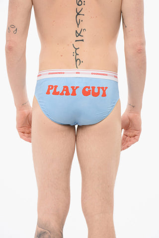 Printed Cotton PLAY GUY Slip