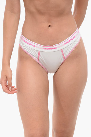 Two-Tone Brief with Logoed Band