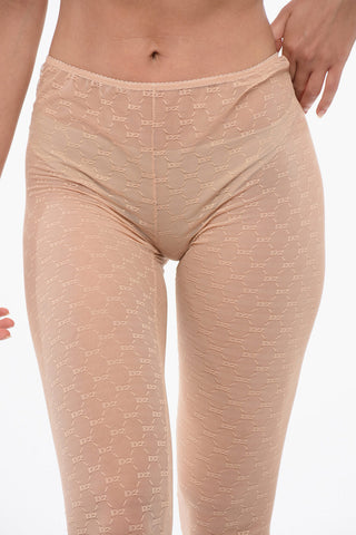 Collant in Pizzo Monogram