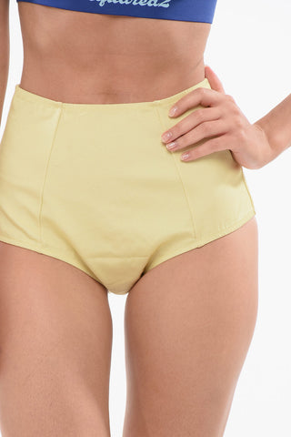 Shorts Sgambati con Zip Posteriore