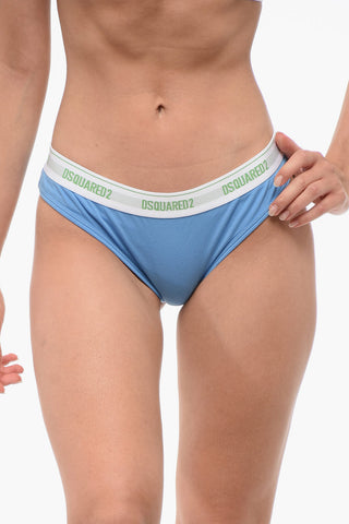 Cotton Stretch Brief with Logoed Band