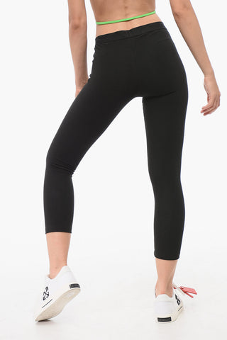 Leggings ICON A Tinta Unita In Nylon Stretch