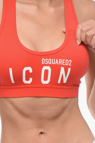 Printed Logo ICON Sport Bra