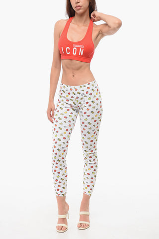 Printed Logo ICON Sport Bra