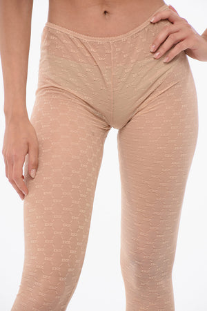Spitzenstrumpfhose mit Monogramm