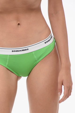 Slip In Cotone Stretch Con Banda Logata