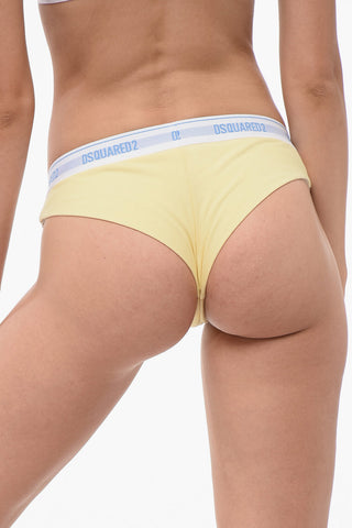 Cotton Stretch Slip with Logoed Band