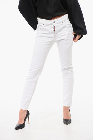 SKATER FIT Denims with Logo Patch