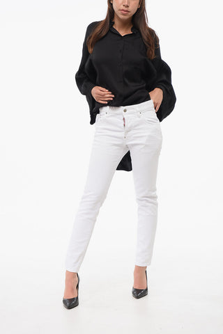SKATER FIT Denims with Logo Patch
