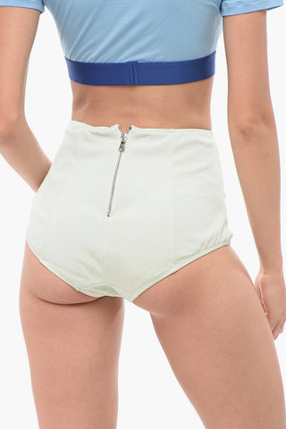 Tight-fitting Culottes with Back Zip