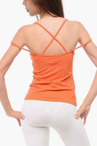 Cotton Blend ICON Tank Top with Criss Cross Straps