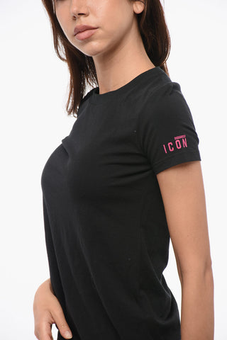 T-Shirt Slim Fit ICON in Misto Cotone