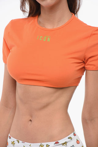 Short-sleeved ICON Crop Top