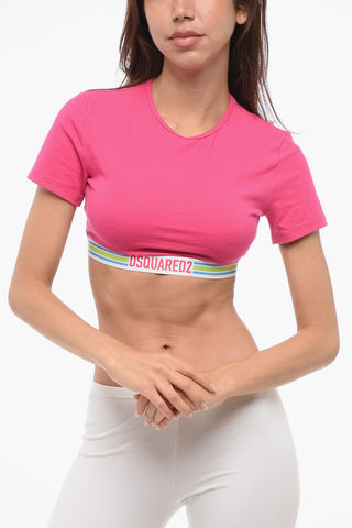 Crop Top con Banda Elastica Logata