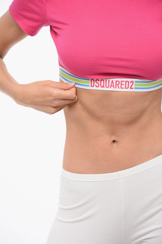 Crop Top con Banda Elastica Logata