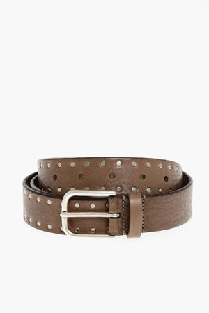 가죽 스터드 벨트 30mm