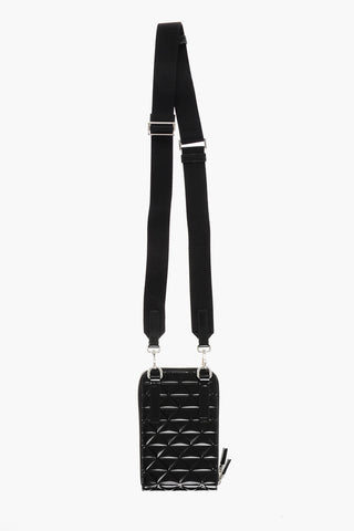 Handyhalter zum Umhängen aus gebürstetem Leder