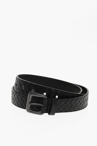 Leather INTRECCIO Belt 35mm