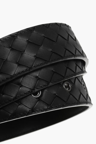 Leather INTRECCIO Belt 35mm